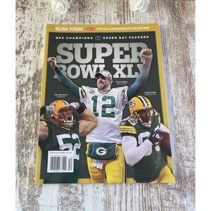 USA Today Super Bowl XLV Green Bay Packers magazine